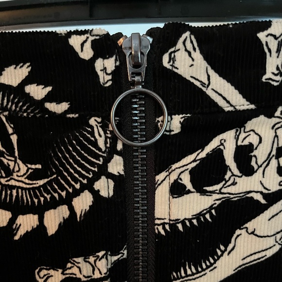 Dangerfield ModCloth Dinosaur Fossil Mini Skirt US Size 2 AUS Size 6 - Picture 3 of 4